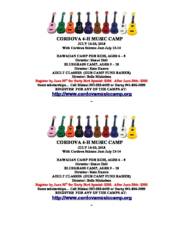 4H Music Camp