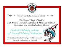 Native Village of Eyak Celebrates Sobriety