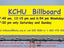 KCHU Billboard