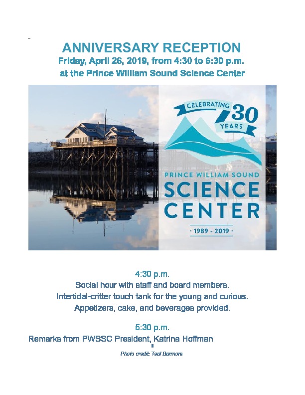 PWS Science Center Anniversary Reception