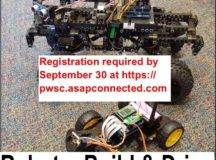 Robots: Build and Drive Registration Open Until 9/30