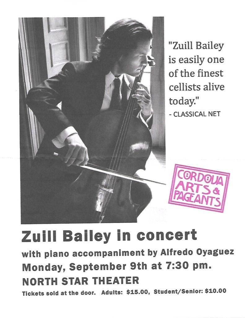 Zuill Bailey in Concert 9/9