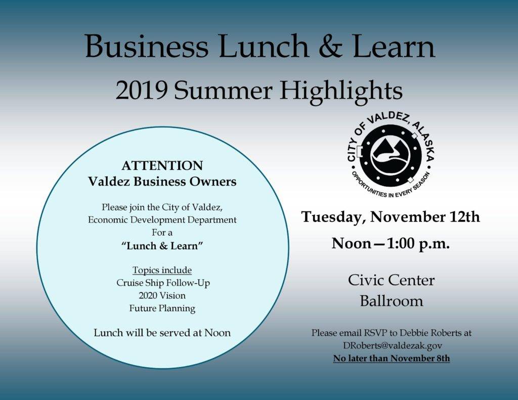 Valdez Business Lunch 11/12