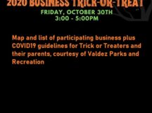 Trick or Treat 3-5 Friday. 10/30  in Valdez