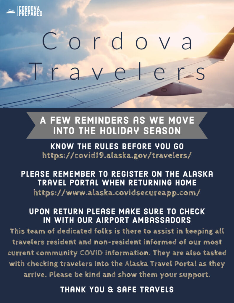 Travel Note from Cordova Prepared
