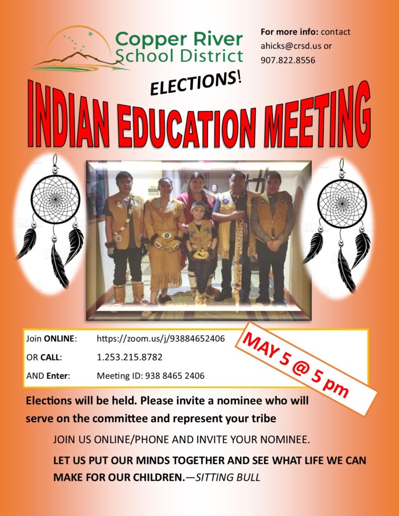CRSD Indian Education Meeting 5/5/21