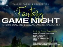 Fantasy Game Night in February-Pre-Registration Required